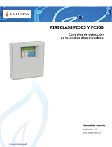 FireClass FC503 y FC506 Centrales de deteccion de incendios direccionables Manual de usuario