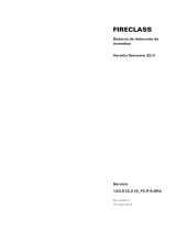 FireClass Sistema de detección de incendios Manual de usuario
