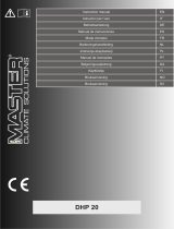 Master DHP 20 Manual de usuario