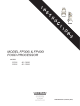 Hobart FP300i_FP400i Food Processors Manual de usuario