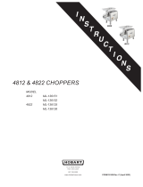Hobart 4822 Chopper Manual de usuario