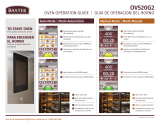 Baxter OV520G2 Oven Instrucciones de operación
