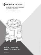 Hydromatic 24"x24" Sewage Basin Packages El manual del propietario