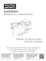 STA-RITE SuperMax Bomba de Alto Rendimiento El manual del propietario
