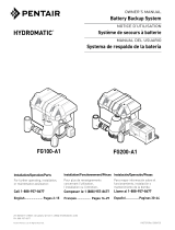 Pentair FG100-A1 Battery Backup System El manual del propietario