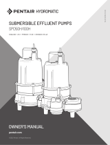 Hydromatic SPD50H-100H Series Submersible Effluent Pumps El manual del propietario