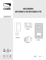 CAME CK0009, CK0012, CK0013 Guía de instalación