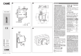 CAME 67600501 Guía de instalación