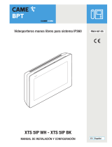 CAME XTS 5IP WH, XTS 5IP BK Guía de instalación