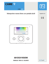 CAME DC01VISIOW Manual de usuario