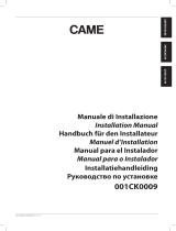 CAME CK0009 Guía de instalación