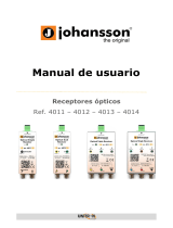 Johansson Optical Receiver 4011 - 4012 - 4013 - 4014 El manual del propietario