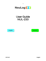 NeuLog NUL-233 Guía del usuario