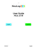 NeuLog NUL-219 Guía del usuario