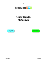 NeuLog NUL-222 Guía del usuario