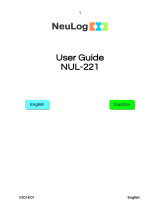 NeuLog NUL-221 Guía del usuario