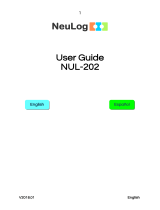 NeuLog NUL-202 Guía del usuario