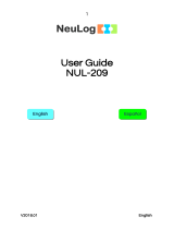 NeuLog NUL-209 Guía del usuario