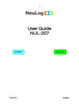 NeuLog NUL-207 Guía del usuario