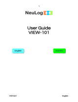 NeuLog VIEW-101 Guía del usuario