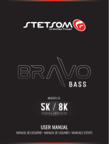 StetSom BRAVO BASS 8K Digital Subwoofer Amplifier Mono 1 Channel El manual del propietario