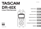 Tascam DR-40X Manual de usuario