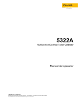 Fluke Calibration 5322A Manual de usuario