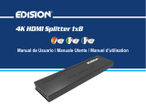 Edision 4K HDMI Splitter 1x8 Manual de usuario