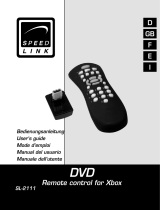 SPEEDLINK DVD Remote Control Guía del usuario