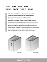 Sentiotec 345E-390E Manual de usuario