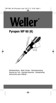 Weller 0051608799 Instrucciones de operación