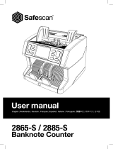 Safescan 2865-S / 2885-S Guía de instalación