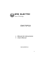 EAS ELECTRIC EMV70PGX Manual de usuario