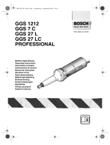 Bosch GGS 27 L Mini Collet Grinder Manual de usuario