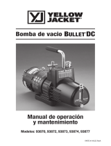 Yellow Jacket BULLET®DC Vacuum Pump Manual de usuario