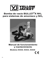 Yellow Jacket BULLET®X NH3 and BULLET®DCX NH3 Vacuum Pumps Manual de usuario