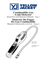 Yellow Jacket Combustible Gas Detector Manual de usuario