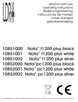 LDR Nota® Plus PC 1000 / 1200 W black El manual del propietario