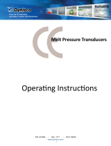 Dynisco Melt Pressure Transducers Manual de usuario