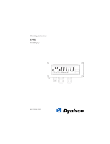 Dynisco SPXD Manual de usuario