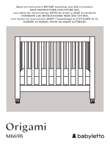 Babyletto Origami Mini Crib Manual de usuario