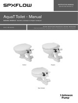 SPX FLOW AquaT Manual Marine Toilet Manual de usuario