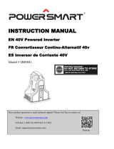 PowerSmart DB9801 Manual de usuario