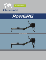 Concept2 "RowErg" Rowing Machine Manual de usuario