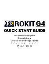 KRK Rokit Powered G4 Series Guía de inicio rápido
