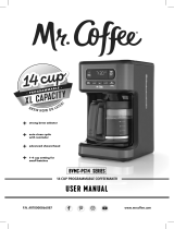 Mr.Coffee BVMC-PC14 Series 14 Cup Programmable Coffee Maker Manual de usuario