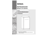 Winia WFR044RCNC Manual de usuario