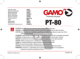 Gamo PT-80 PISTOL Manual de usuario