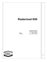 Enraf-Nonius Radarmed 650+ Manual de usuario