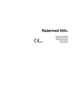 Enraf-Nonius Radarmed 650+ Manual de usuario